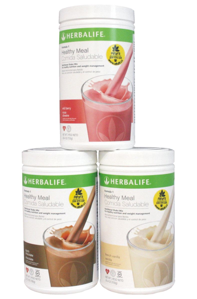 SET 3x Herbalife Formule 1 koktejl 750 g SET 3x Herbalife Formule 1 koktejl 750 g