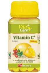 VitaHarmony Vitamin C se šípky 500 mg - 60 tablet 