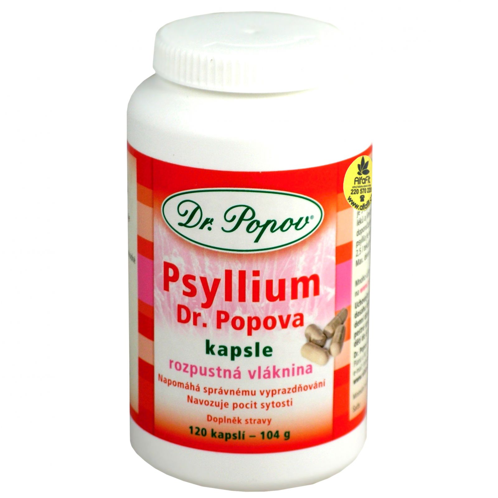 Dr. Popov Psyllium kapsle