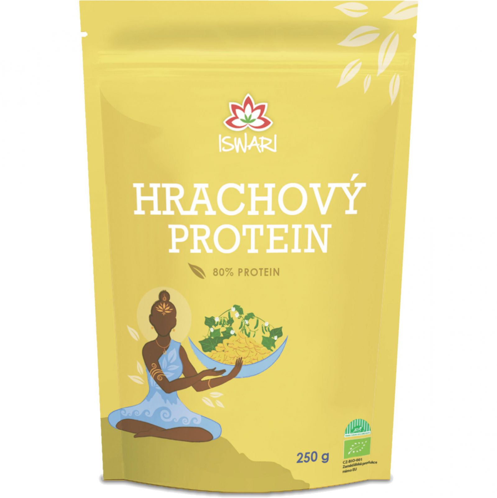 Iswari BIO Hrachový protein 80% (prášek) 250 g