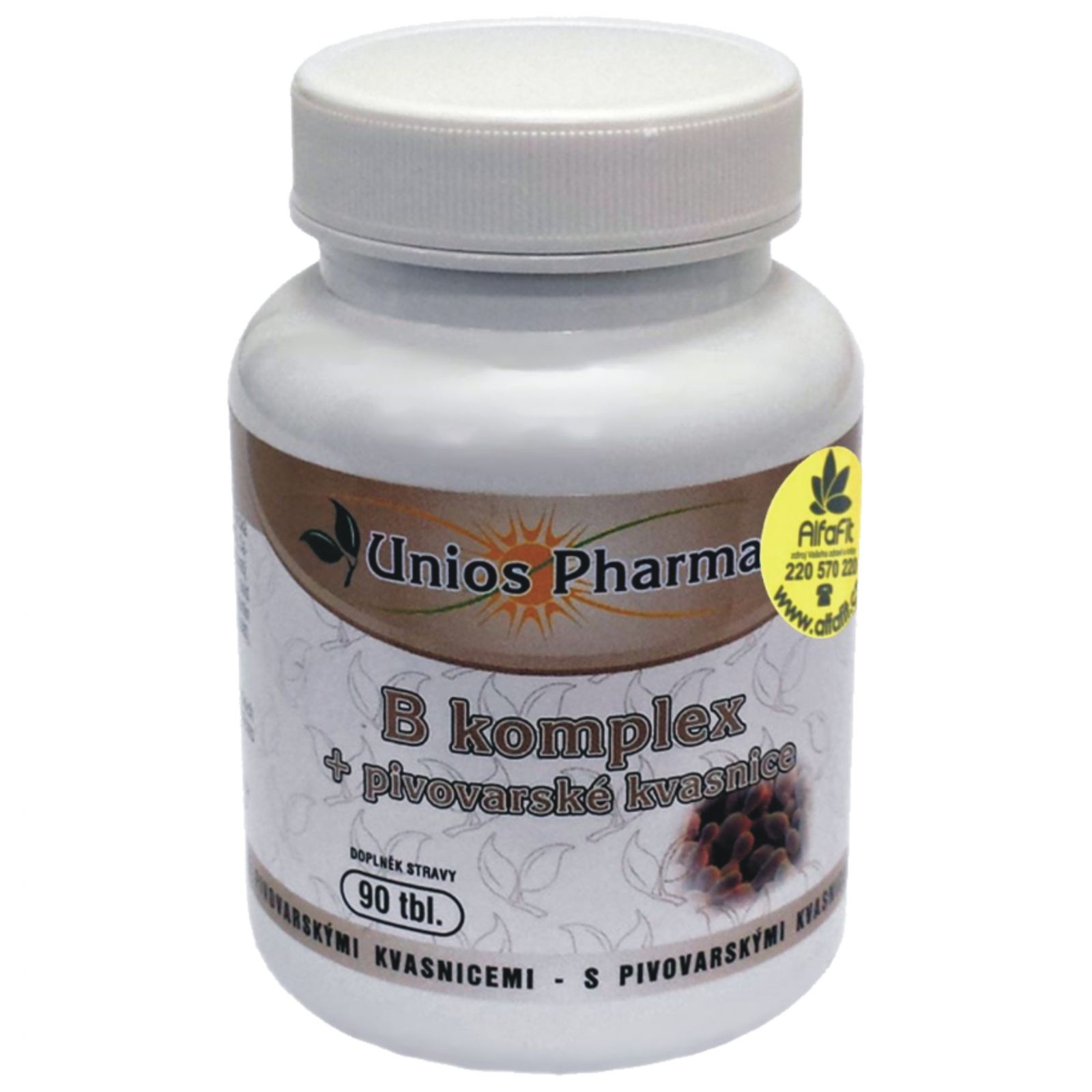 Unios Pharma B komplex + pivovarské kvasnice 90 tablet