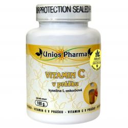 Unios Pharma Vitamín C v prášku s kyselinou L-askorbovou 100 g