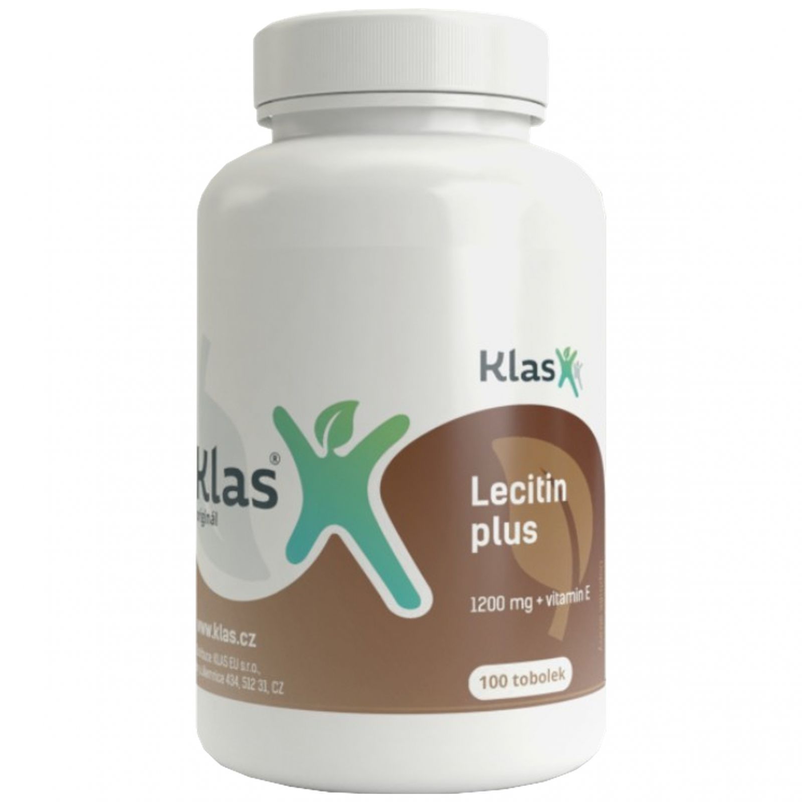 Klas Lecitin plus 1200 mg + vitamin E - 100 tobolek