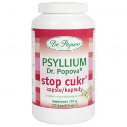 Dr. Popov Psyllium STOP CUKR 120 kapslí