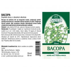 Naděje Bacopa - tinktura z pupenů 50 ml