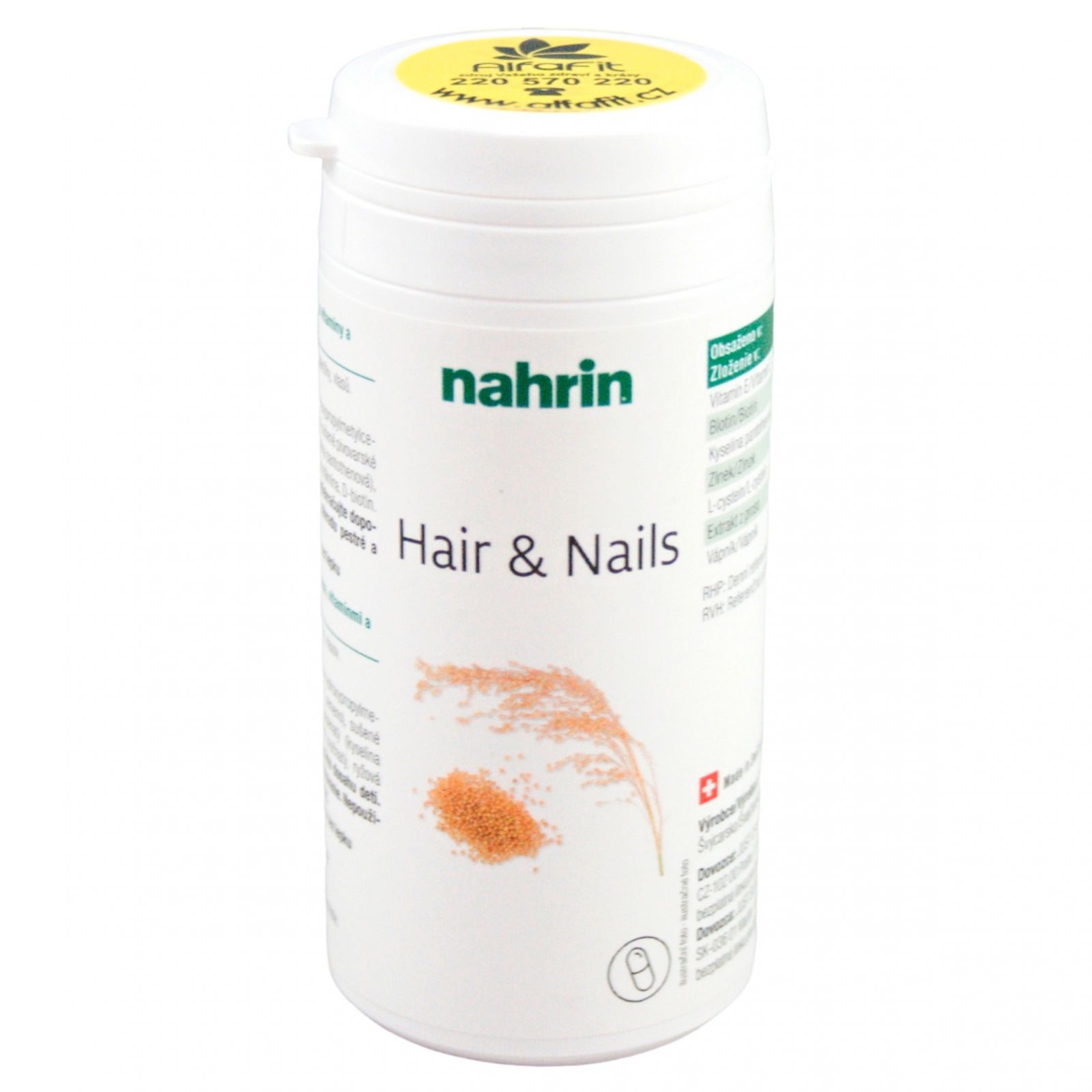 nahrin Hair & Nails 24,6 g (60 kapslí)