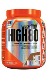 Extrifit High Whey 80 - 1000 g  - příchuť nugát