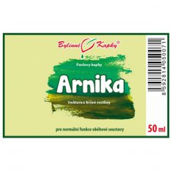  Bylinné kapky Arnika (Prha) 50 ml - etiketa
