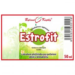 Bylinné kapky Estrofit 50 ml - etiketa