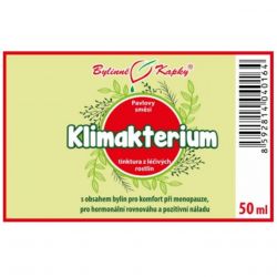 Bylinné kapky Klimakterium 50 ml - etiketa