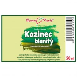  Bylinné kapky Kozinec (TCM) 50 ml - etiketa