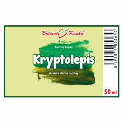 Bylinné kapky Kryptolepis (Cryptolepis) - etiketa