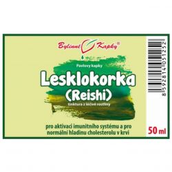 Bylinné kapky Lesklokorka - Reishi (TCM) - etiketa