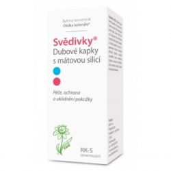 Dědek kořenář Dubové kapky Svědivky s mátovou silicí RK-S 1000 ml - krabička