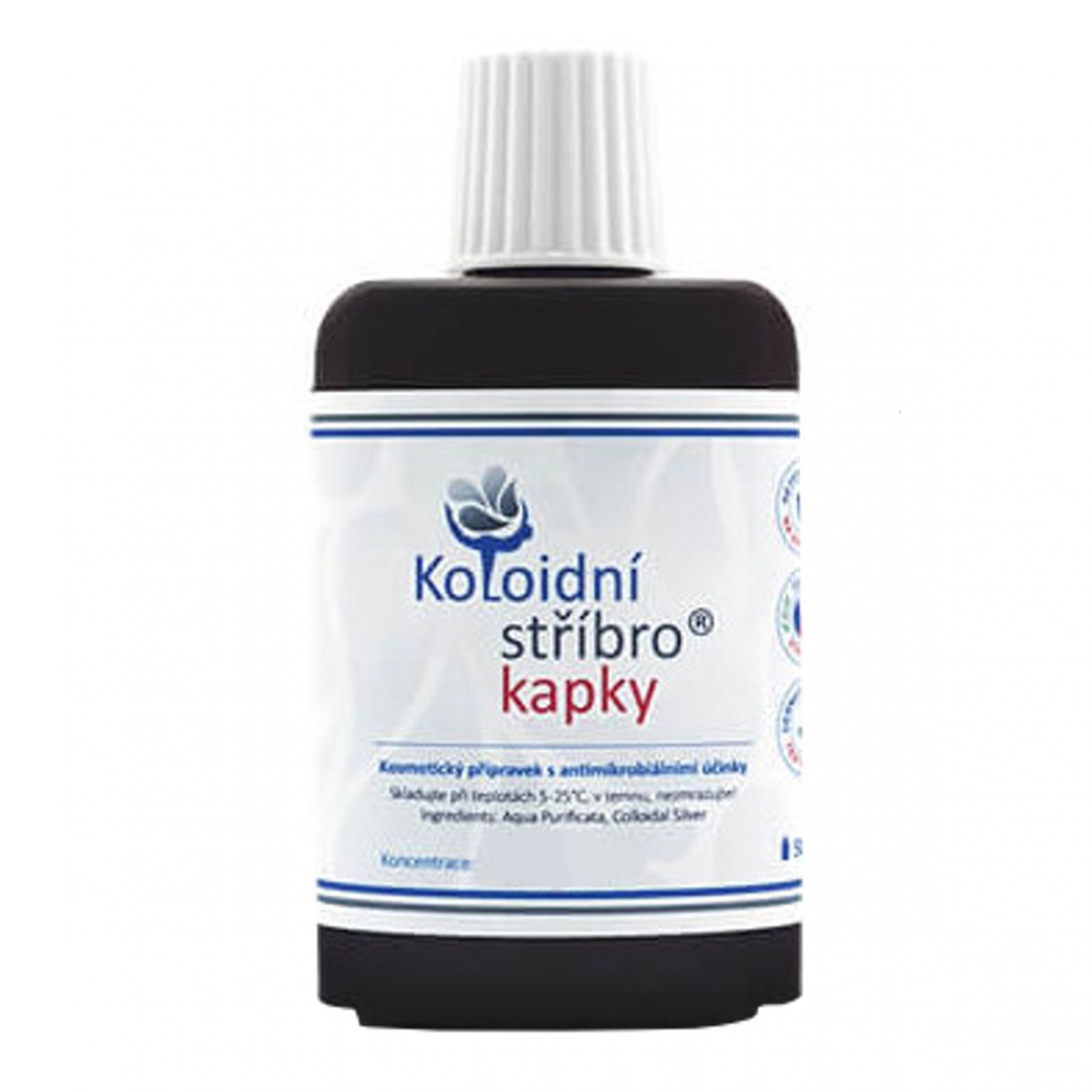 Koloidní stříbro 10 ppm 50 ml - kapky