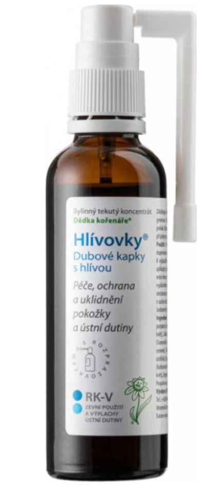 Dědek kořenář Hlívovky Dubové kapky s hlívou RK-V 50 ml