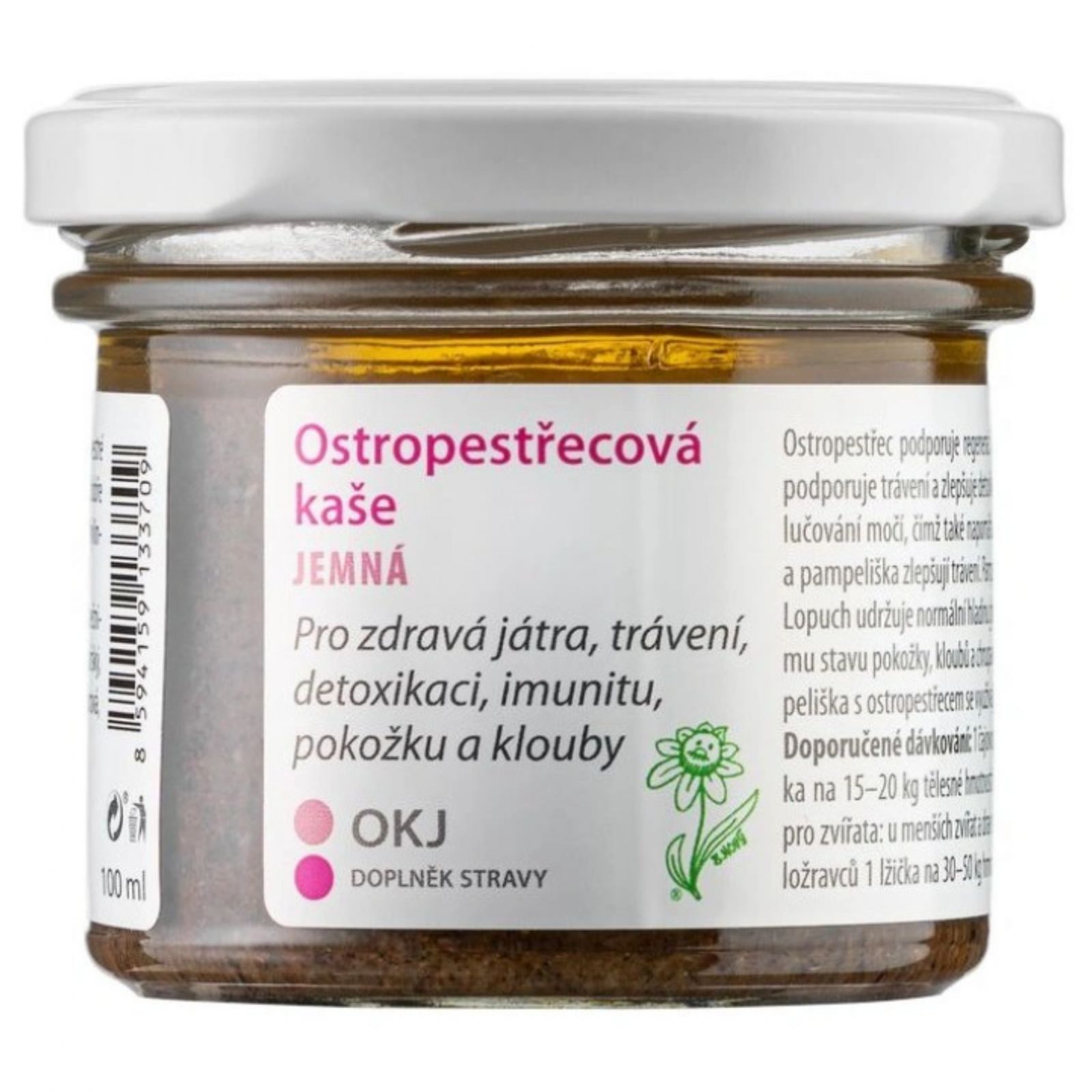 Dědek kořenář Ostropestřecová kaše OKJ 90 ml