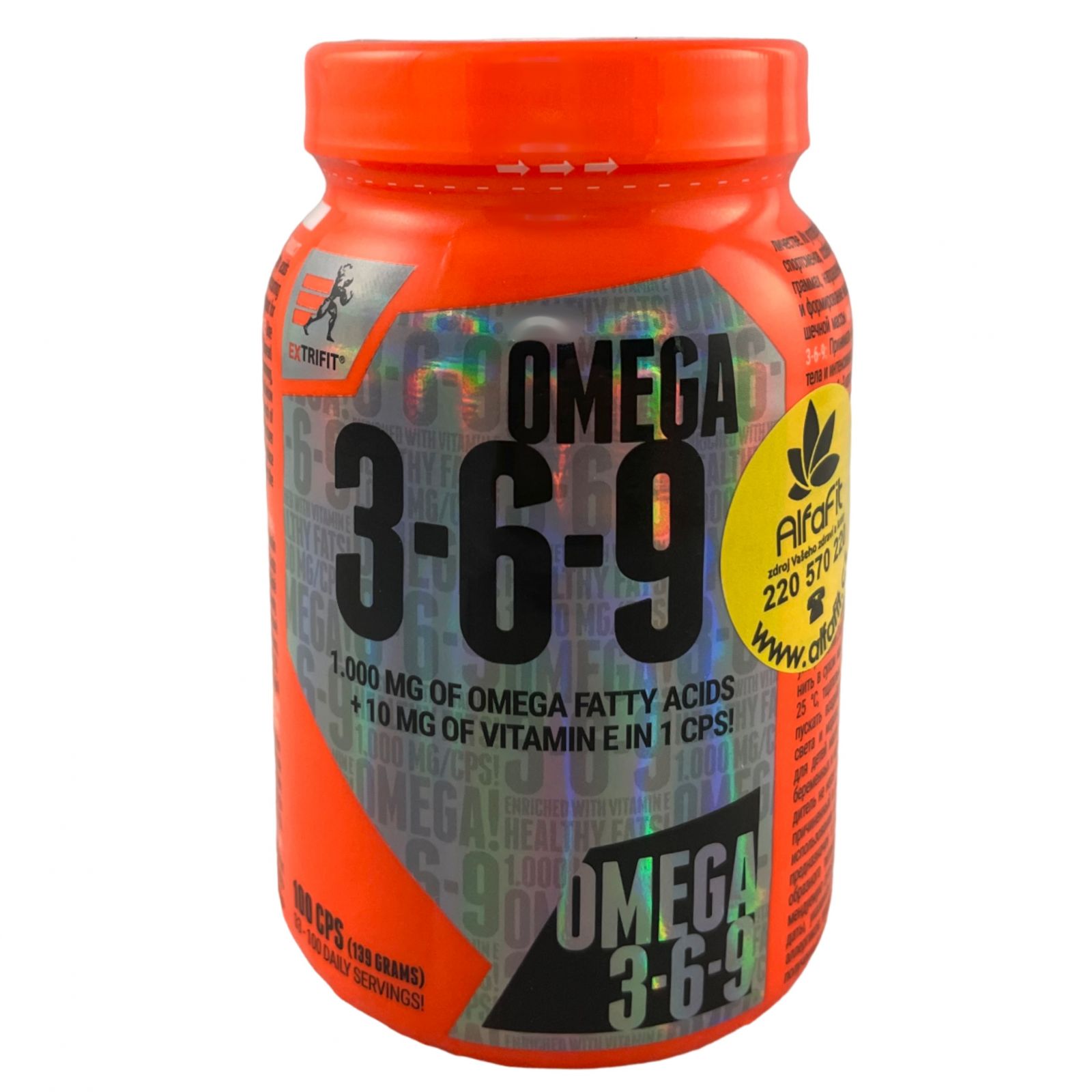 Extrifit Omega 3-6-9 100 kapslí