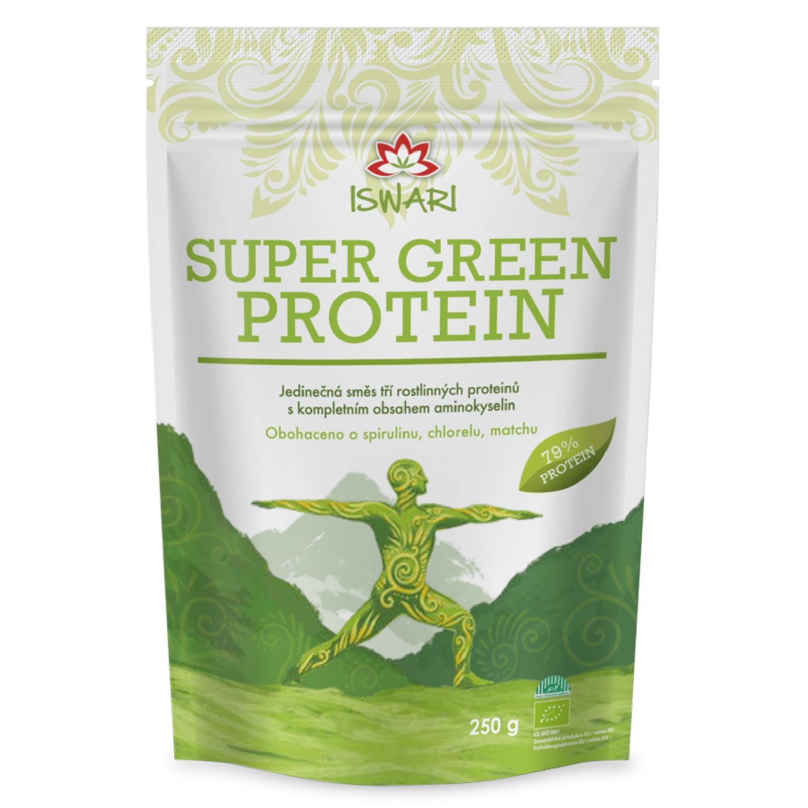 Iswari BIO Super green 79% protein 250 g