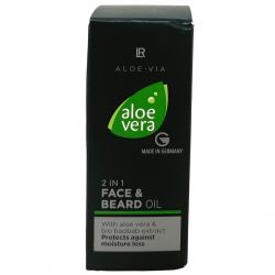 LR Aloe Vera 2v1 Olej na obličej a vousy 30 ml - krabička