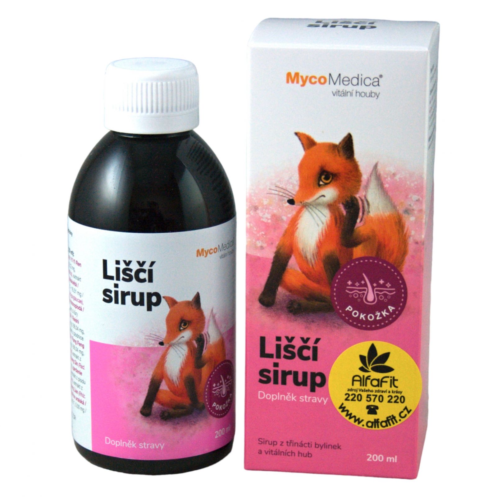 MycoMedica MycoBaby Liščí sirup 200 ml