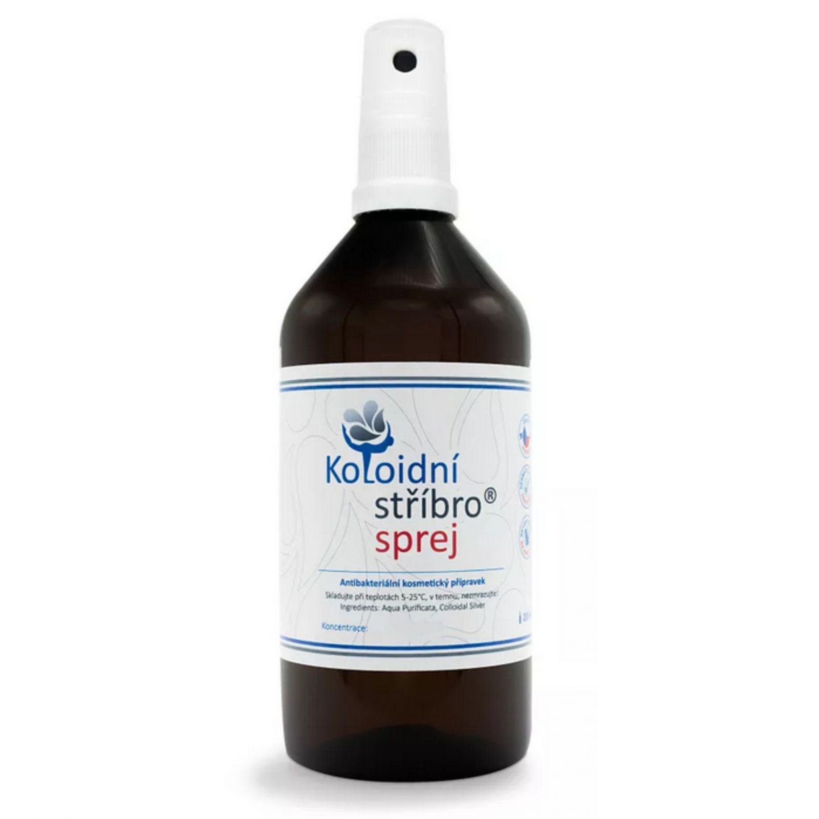 Koloidní stříbro sprej 5 ppm 200 ml