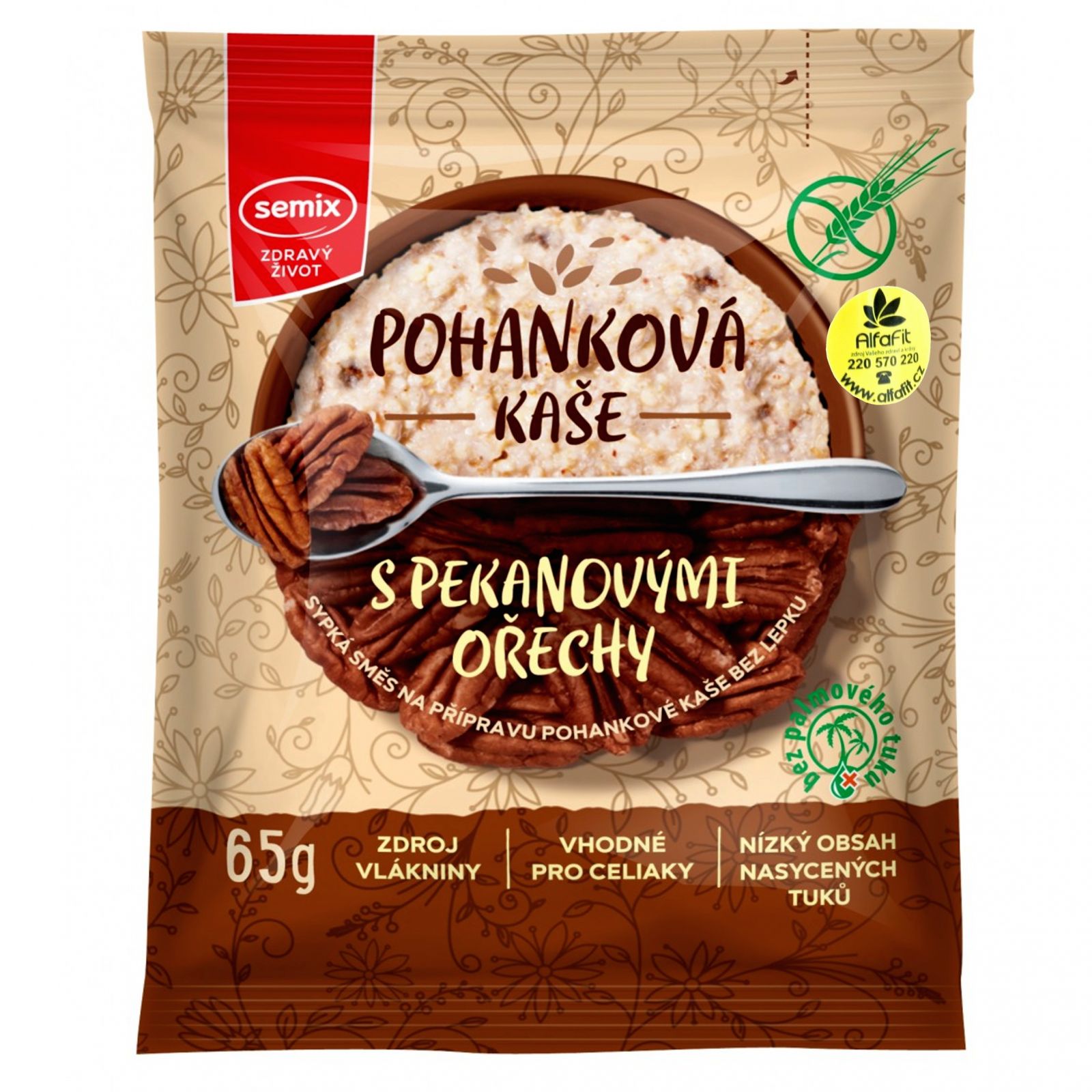 Semix Pohanková kaše s pekanovými ořechy 65g