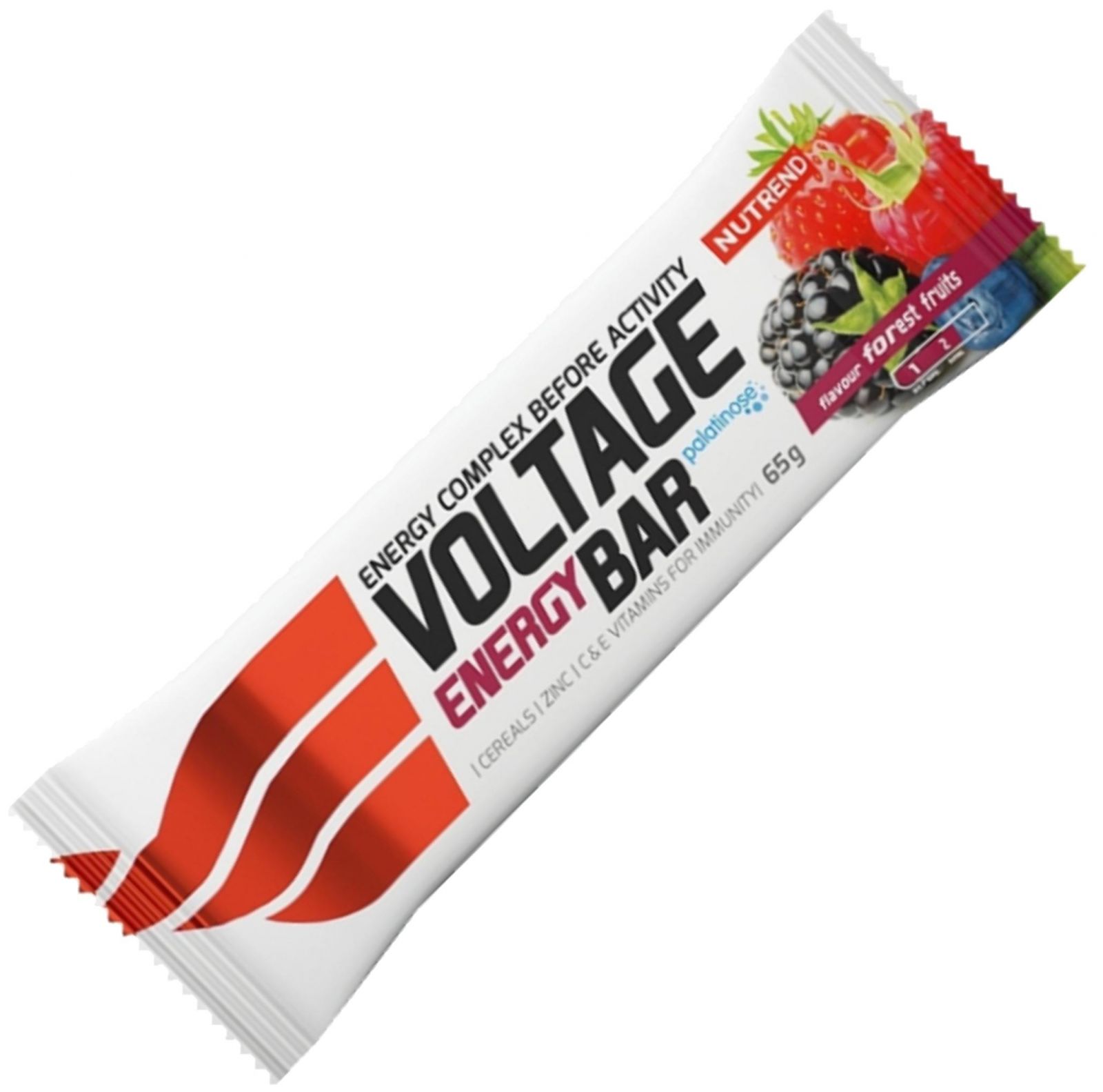 Nutrend VOLTAGE ENERGY BAR, lesní poldy, 65 g