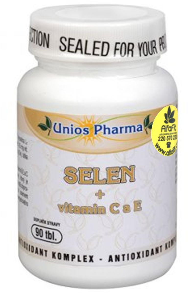 Unios Pharma Selen + vitamin C a E 90 tablet