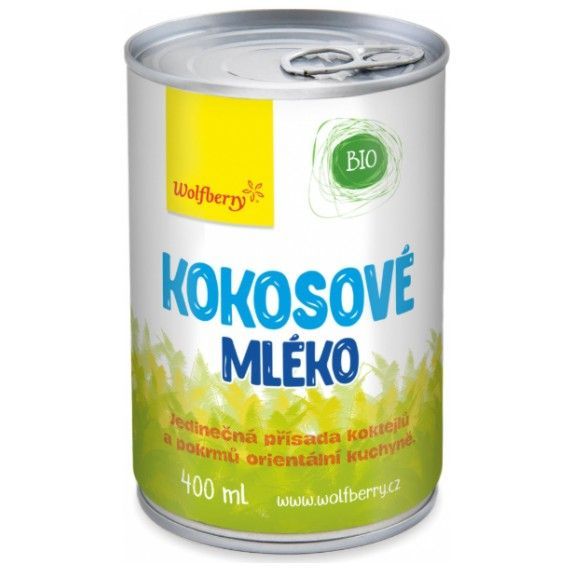 Wolfberry Kokosové mléko BIO 400 ml