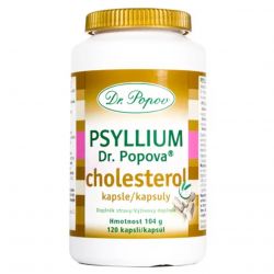 Dr. Popov Psyllium CHOLESTEROL 120 kapslí