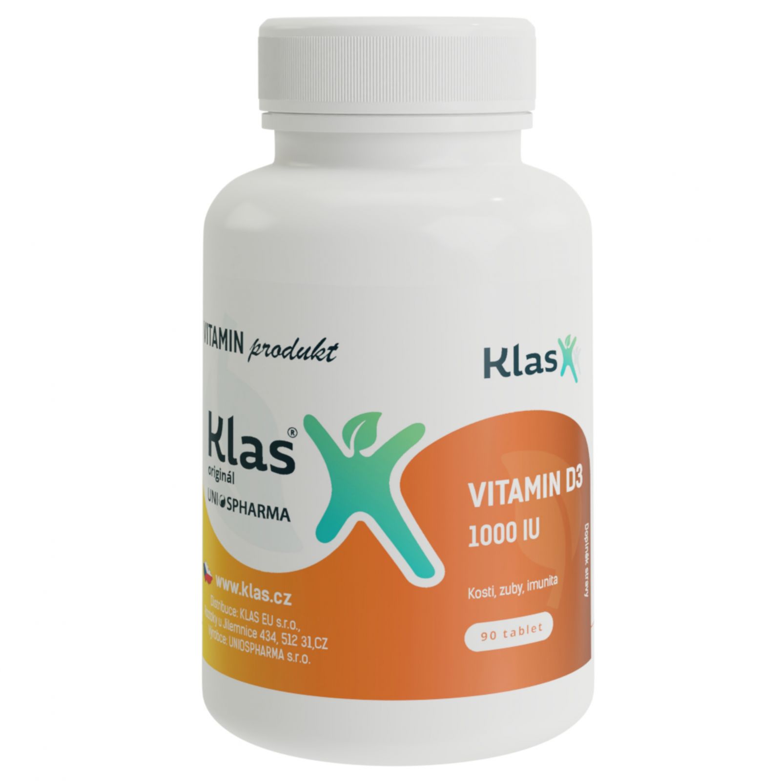 Klas Vitamin D3 1000 IU 90 tablet