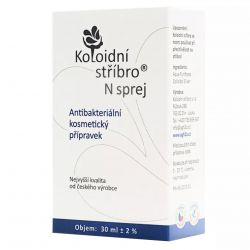 Koloidní stříbro sprej 10 ppm 30 ml + N aplikátor - krabička